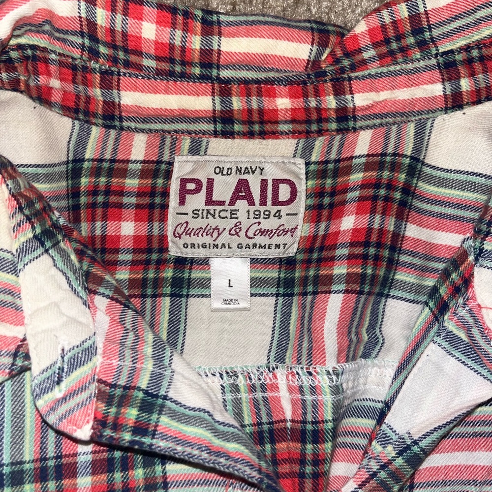 Old Navy Multicolor Plaid Shirt